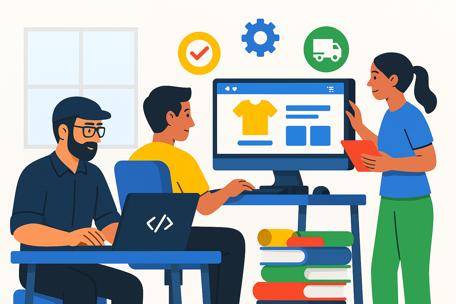 AI illustration: development